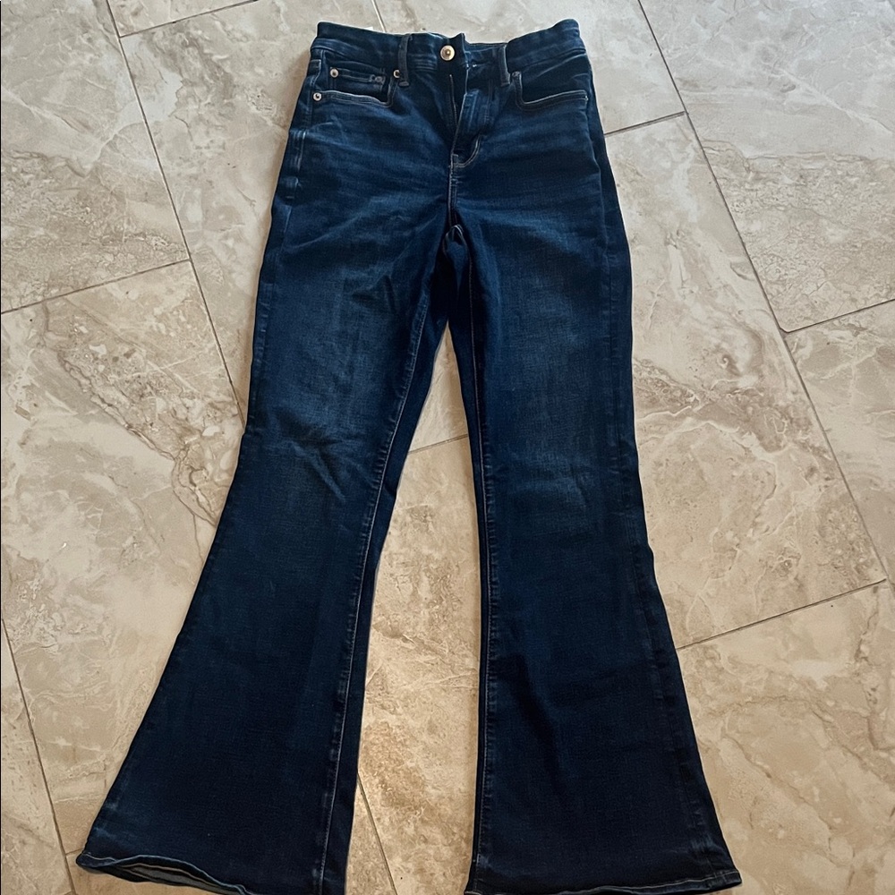 American Eagle Outfitters Dark Blue Flare Jeans